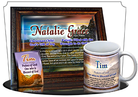 MU-SC22, Coffee Mug with Name Meaning and  Bible Verse, personalized, western natalie, sunset