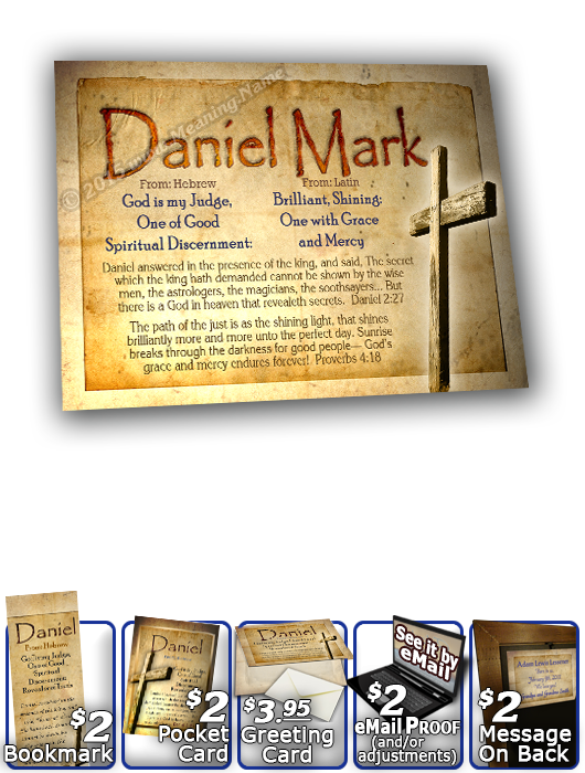 8x10-SY42, personalized 10x12 name meaning print, framed with  name meaning & Bible verse, , personalized, old rugged cross parchment daniel Jesus Yeshua