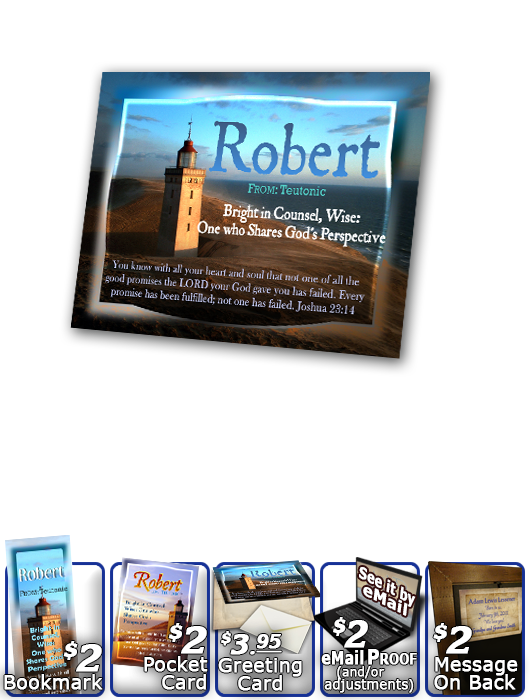 PL-LH14, Name Meaning Print,  Framed, Bible Verse, personalized, lighthouse light, ocean robert bob