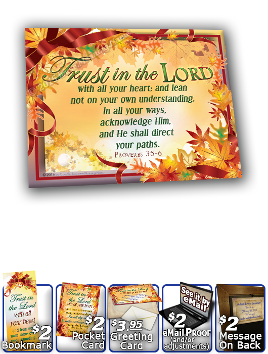 SG-8x10-LE10, Large 10x12 Plaque with Custom Bible Verse, personalized, tree leaves leaf autumn fall, Proverbs 3:5-6