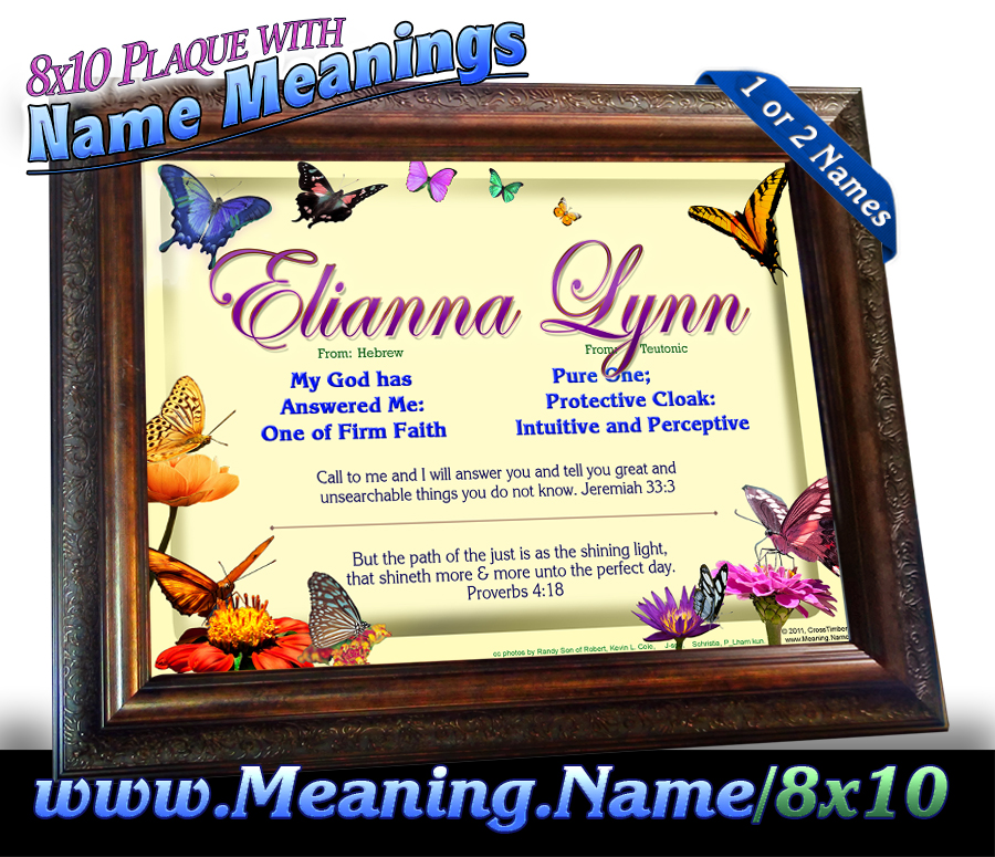 A large, 8x10 plaque for two names; great for couples, siblings or Surnames!