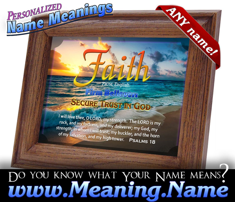 A beautiful personalized NamePlaque in a wooden frame.