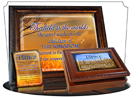 8x10-GR01, personalized 10x12 name meaning print, framed with  name meaning & Bible verse, , personalized, Vance grain field harvest  This multi-name plaque adds beautiful text effects to make the verse readable against the grain, the 3-D beveled meaning,