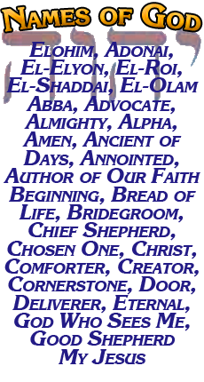 Names of God research and stories